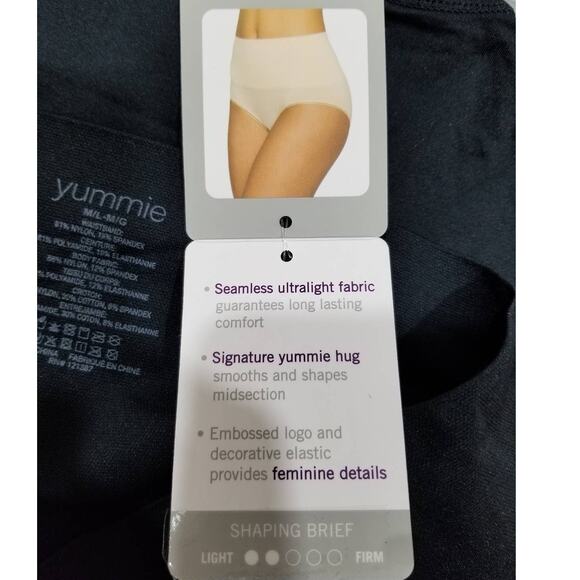 Yummie Shaping Brief Underwear Seamless Style‎ YT5-158 Medium/Large Black - Picture 5 of 6